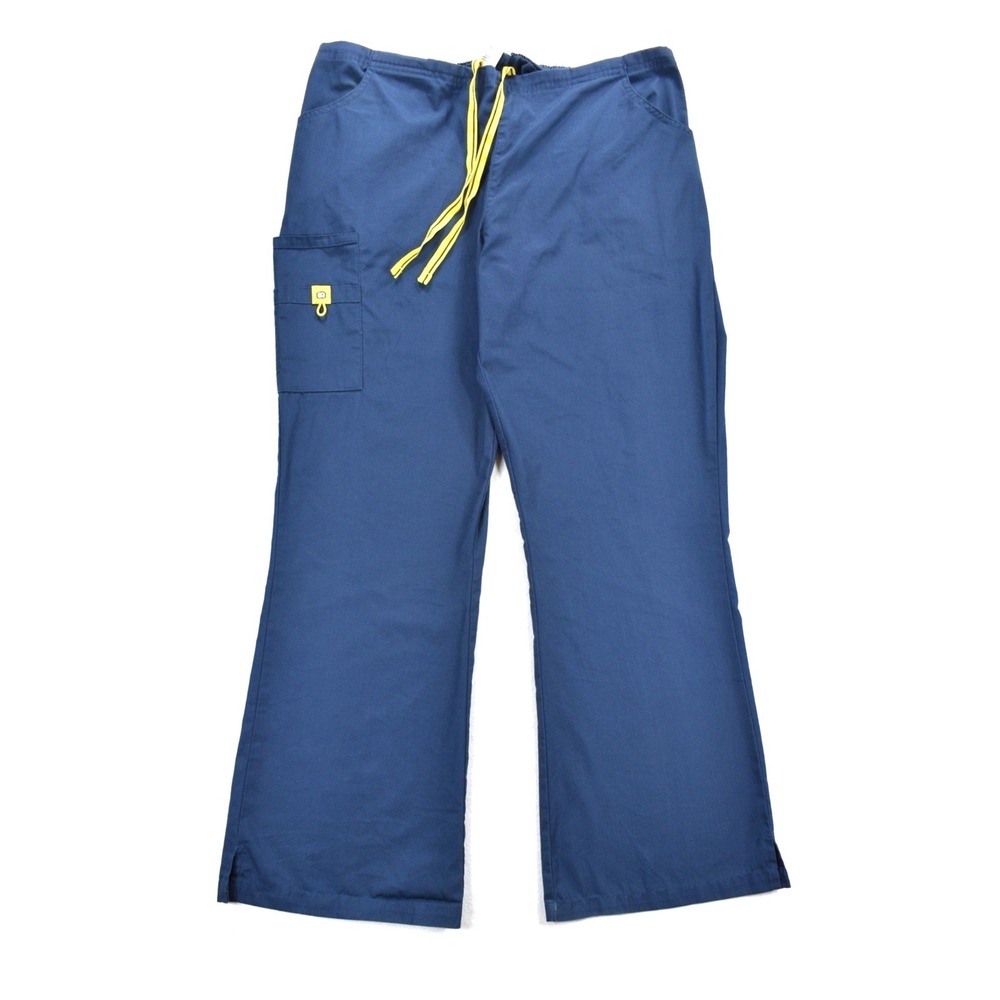 WonderWink Origins Scrub Pants XL Navy Blue Modern Fit Cargo 5026